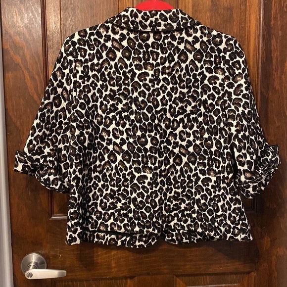 Forever 21 Leopard Print Jacket Blazer - Picture 7 of 8